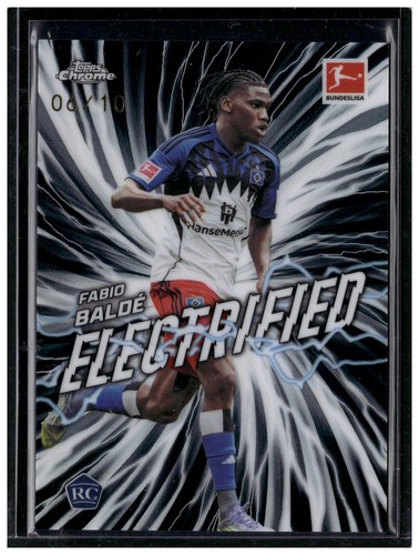 Fabio Balde 2025 Topps Chrome Electrified Black /10