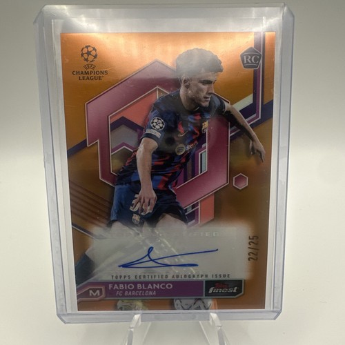 Fabio Blanco 2023 Topps Finest Orange Refractor /25
