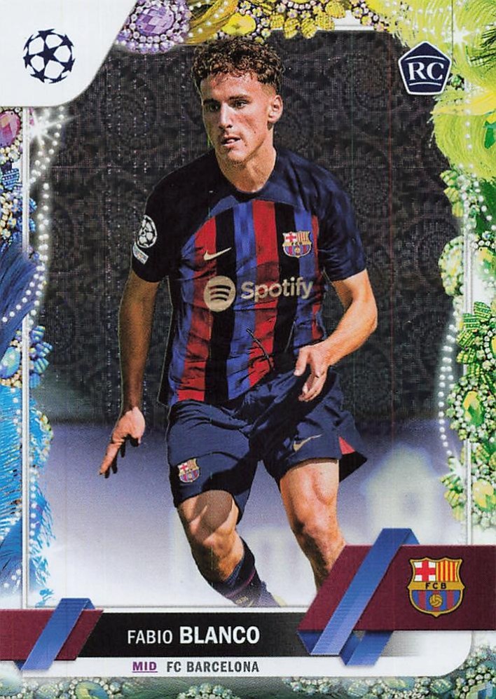 Fabio Blanco 2022 Topps UEFA Club Competitions Carnaval Edition
