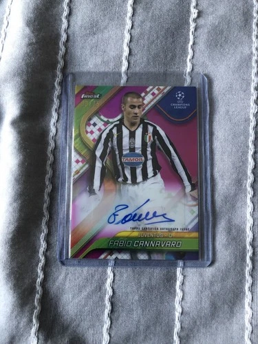 Fabio Cannavaro 2024 Topps Finest Purple /75