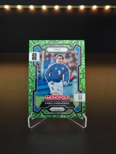 Fabio Cannavaro 2026 Panini Monopoly Prizm FIFA World Cup Green Wave
