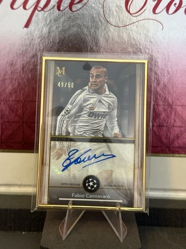 Fabio Cannavaro 2024 Topps Museum Gold Frame 49/50