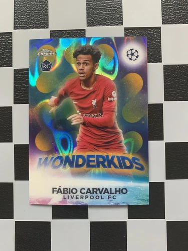 Fabio Carvalho 2022 Topps Chrome Orange Lava