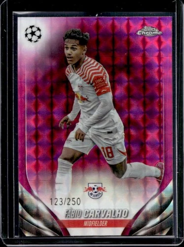 Fabio Carvalho 2023 Topps Chrome Pink Geometric Refractor /250