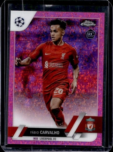 Fabio Carvalho 2023 Topps Chrome Pink Mini Diamond Refractor /175