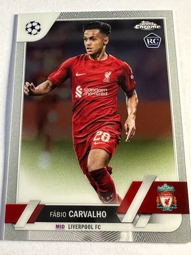 Fabio Carvalho 2022 Topps Chrome UEFA Champions League