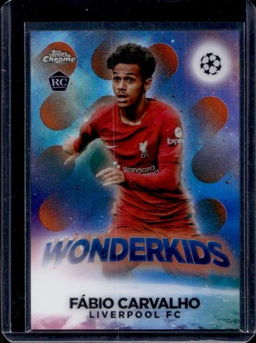 Fabio Carvalho 2023 Topps Chrome UEFA Orange Refractor /25