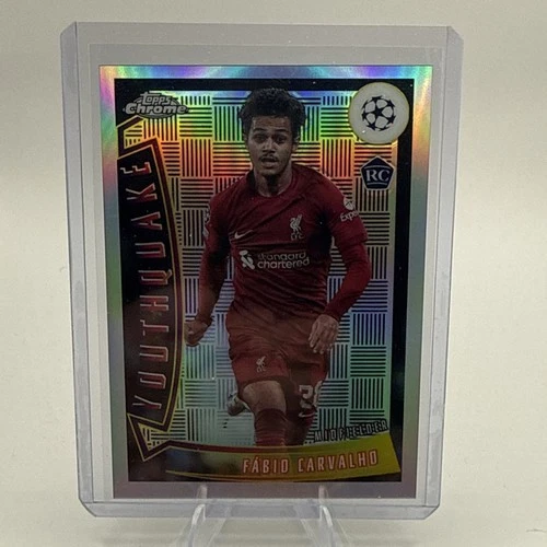 Fabio Carvalho 2023 Topps Chrome UEFA Refractor