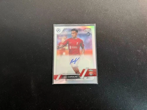 Fabio Carvalho 2022 Topps Chrome UEFA Silver