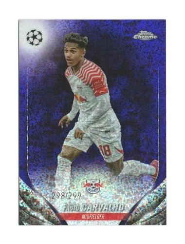 Fabio Carvalho 2023 Topps Chrome UEFA Violet Speckle Refractor /299