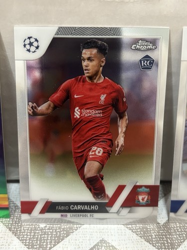 Fabio Carvalho 2022 Topps Cromo UEFA Clubes Competiciones 28