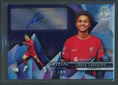 Fabio Carvalho 2023 Topps Crystal Premium /99
