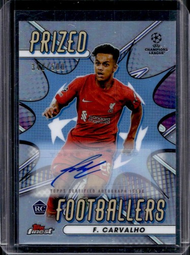 Fabio Carvalho 2022 Topps Finest /500