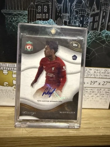 Fabio Carvalho 2022 Topps Liverpool Lineage