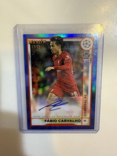 Fabio Carvalho 2022 Topps Merlin UEFA Club Competitions /75