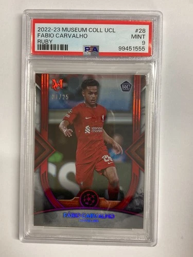 Fabio Carvalho 2023 Topps Museum Collection Ruby 21/25