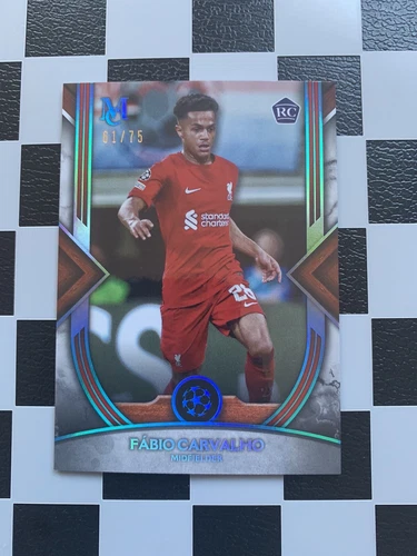 Fabio Carvalho 2023 Topps Museum Sapphire /75