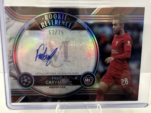 Fabio Carvalho 2023 Topps Museum Silver /75
