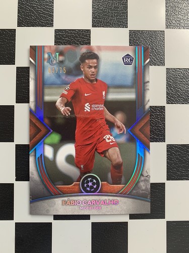 Fabio Carvalho 2022 Topps Museum Zaffiro /75
