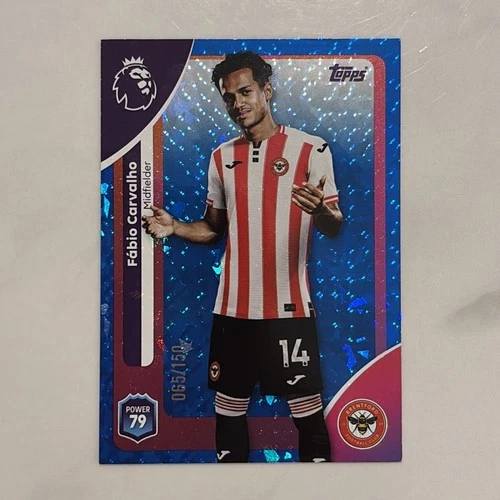 Fabio Carvalho 2026 Topps Premier League Blue Diamond 65/150