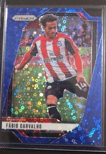 Fabio Carvalho 2024 Panini Prizm Premier League Breakaway Blue Prizm /99