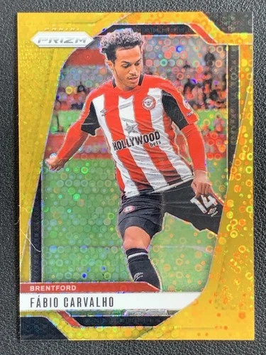 Fabio Carvalho 2024 Panini Prizm Premier League Gold /10