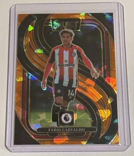 Fabio Carvalho 2025 Panini Select Orange Cracked Ice /155