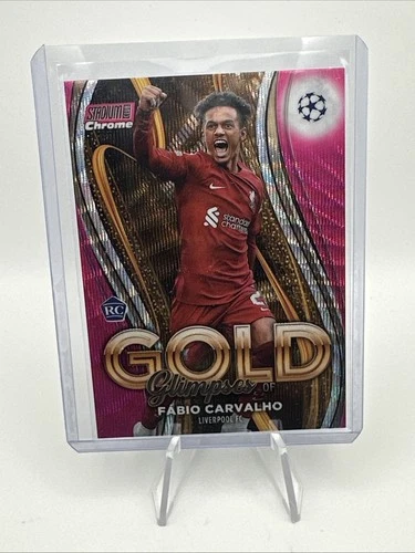 Fabio Carvalho 2023 Topps Stadium Club Chrome Gold /150