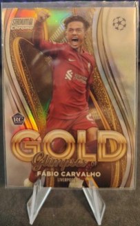 Fabio Carvalho Topps Stadium Club Chrome Gold
