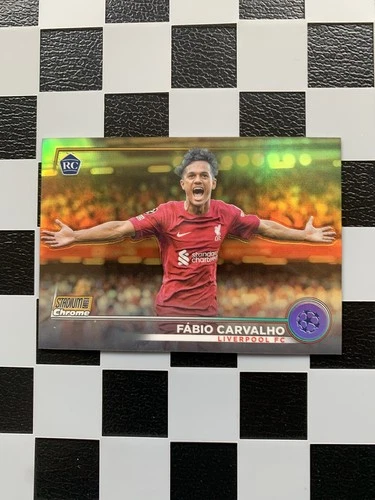 Fabio Carvalho 2022 Topps Stadium Club Chrome Gold /50