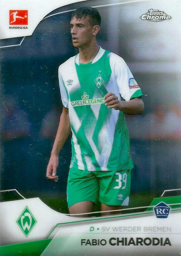 Fabio Chiarodia 2022 Topps Chrome Bundesliga 21