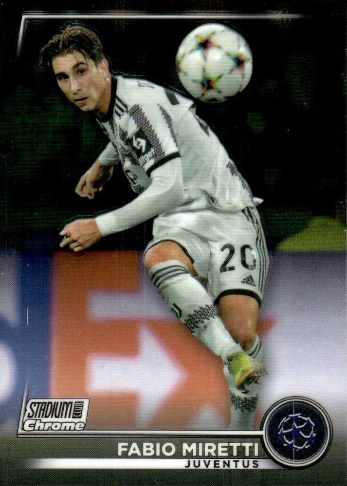Fabio Miretti 2022 Topps Stadium Club Chrome UEFA 36