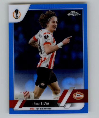 Fabio Silva 2022 Topps Chrome Blue Refractor /150
