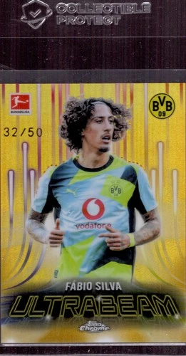 Fabio Silva 2025 Topps Chrome Gold /50