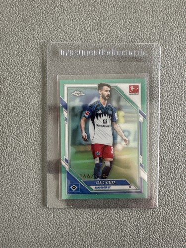 Fabio Vieira 2025 Topps Chrome Aqua /199