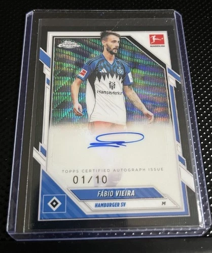 Fabio Vieira 2025 Topps Chrome Black 1/10