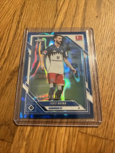 Fabio Vieira 2025 Topps Chrome Blue Lava /150