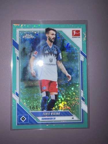 Fabio Vieira 2025 Topps Chrome Bundesliga Blue /199
