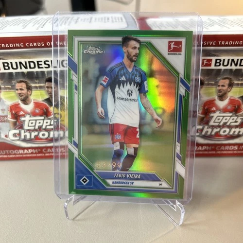 Fabio Vieira 2025 Topps Chrome Bundesliga Green /99