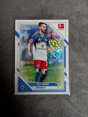 Fabio Vieira 2025 Topps Chrome Bundesliga White Mini Diamonds 13/30