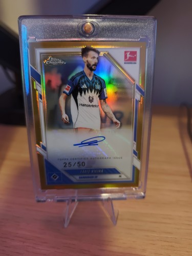 Fabio Vieira 2025 Topps Chrome Gold /50