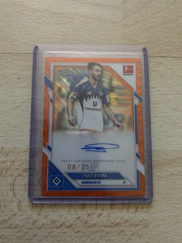 Fabio Vieira 2025 Topps Chrome Orange /25