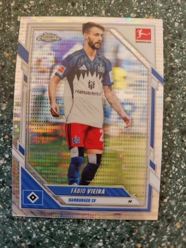 Fabio Vieira 2025 Topps Chrome Refractor