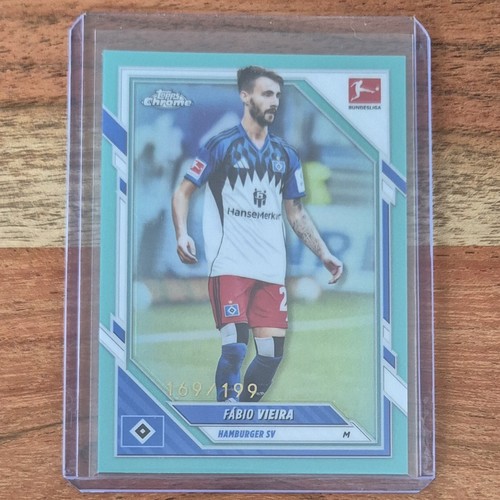 Fabio Vieira 2025 Topps Chrome True Aqua /199