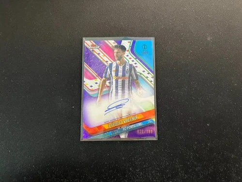 Fabio Vieira 2024 Topps Finest Purple Shimmer /199