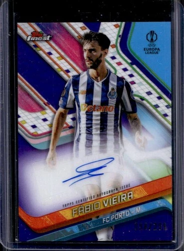 Fabio Vieira 2024 Topps Finest Viola Rifrattore /299