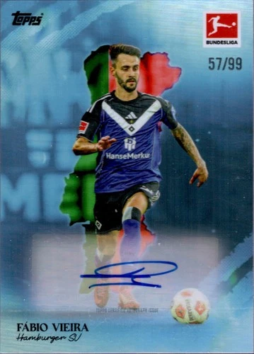 Fabio Vieira 2025 Topps International Stars Blue /99