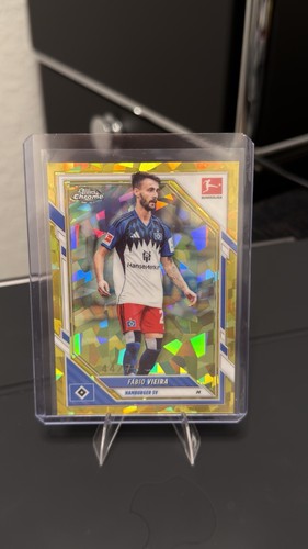 Fabio Vieira 2025 Topps Zafiro Bundesliga Amarillo /75
