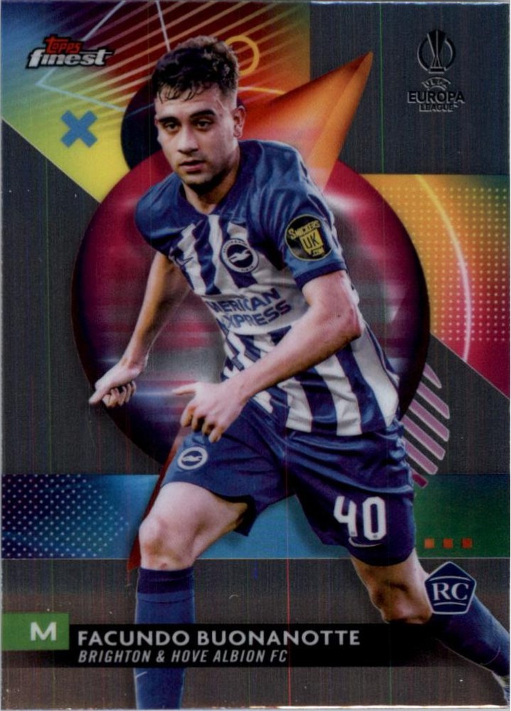 Facundo Buonanotte 2023 Topps Finest UEFA Club Competitions