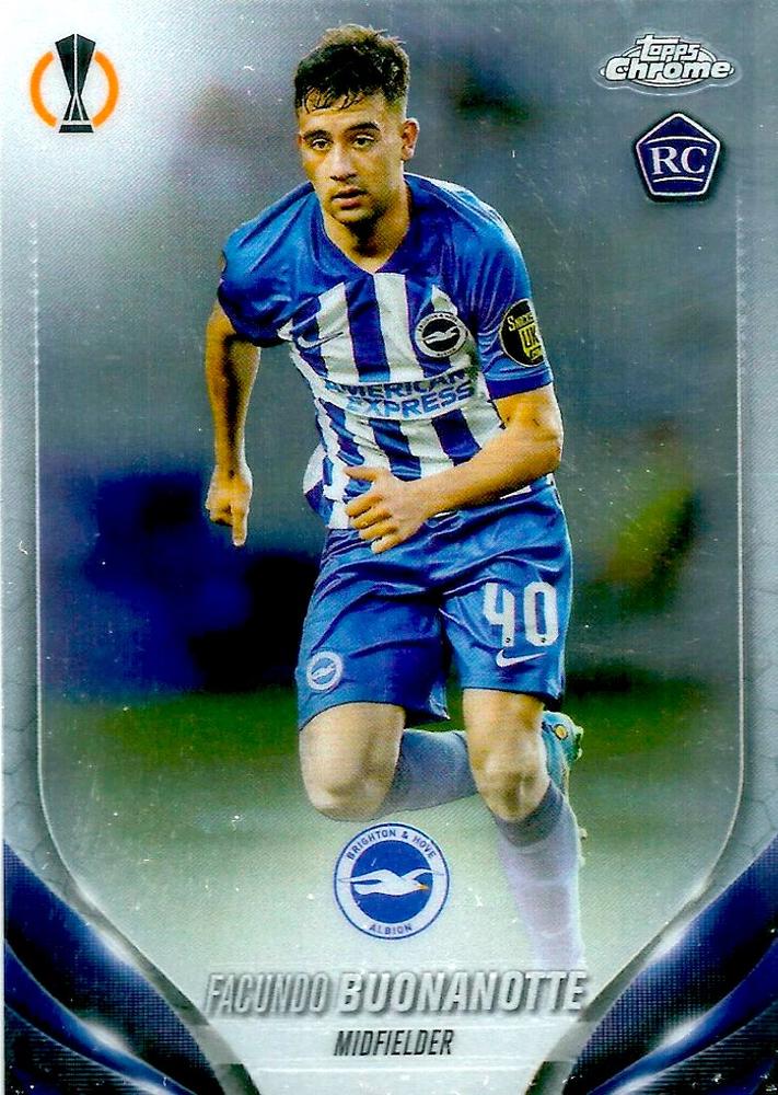 Facundo Buonanotte 2023 Topps Chrome UEFA Club Competitions